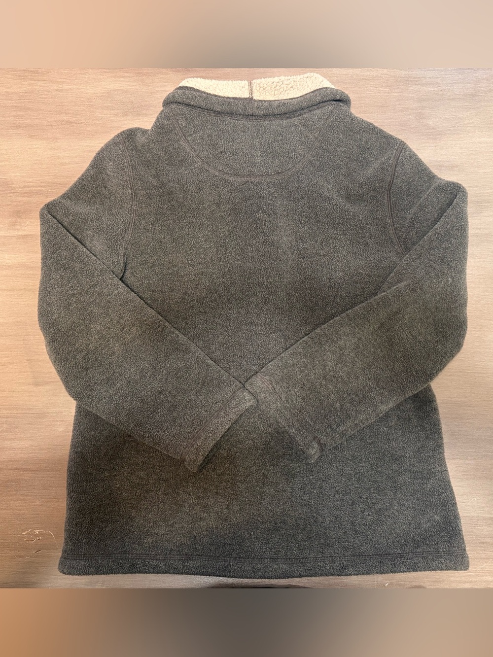 Vintage Early Winters Deep Pile Fleece Shawl Jacket Mens M Brown Made in USA 80 - Picture 2 of 8